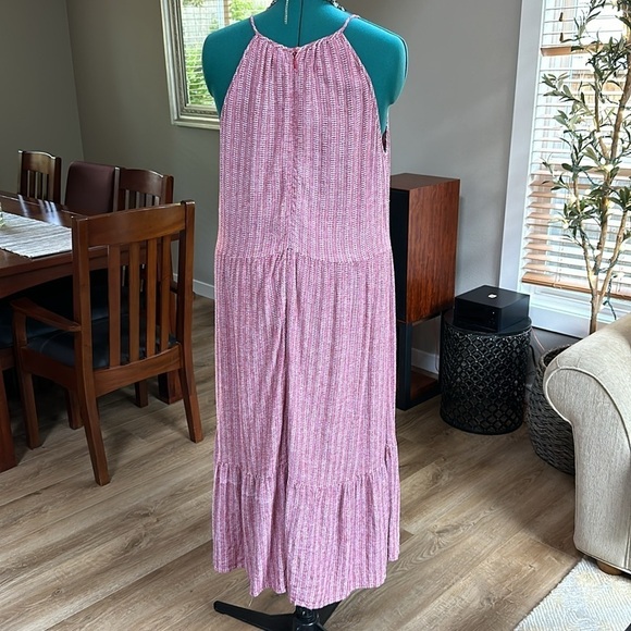 Boho linen blend long maxi dress SZ 2X - Picture 4 of 10